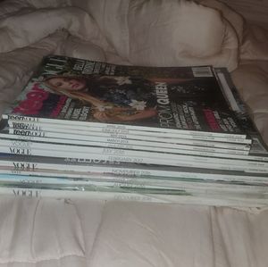 11 Vogue magazines